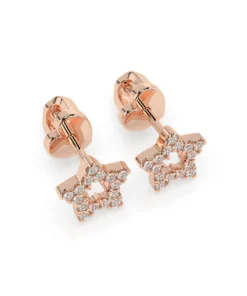Minimalism Earring (Round), 0.18 ct — 102-10054 - Image 8