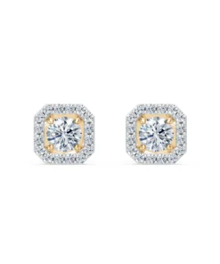 Solitaire Eternity Earring, 0.4 ct — 102-10118/2(3.7) - Image 4