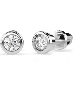 Solitaire Butterfly Earring (Round), 0.4 ct — 102-10010(3.7)