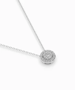 Illusion Necklace (Round), 0.06 ct — 104-10002(2.5) - Image 3