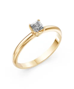 Solitaire Ring, 0.4 ct — 101-10110(0.40)PR - Image 4