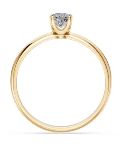 Solitaire Ring, 0.4 ct — 101-10110(0.40)PR - Image 5