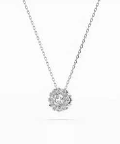 Alternative view of Solitaire Eternity Necklace (Round), 0.1 ct — 104-10044(3.0)