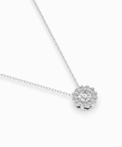 Solitaire Eternity Necklace (Round), 0.1 ct — 104-10044(3.0) - Image 3
