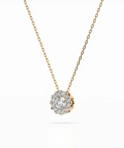 Solitaire Eternity Necklace (Round), 0.1 ct — 104-10044(3.0) - Image 5