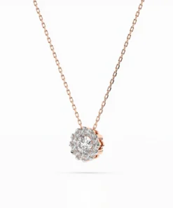 Solitaire Eternity Necklace (Round), 0.1 ct — 104-10044(3.0) - Image 8
