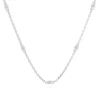 Minimalism Necklace (Round), 0.07 ct — 104-10080/5(1.4)