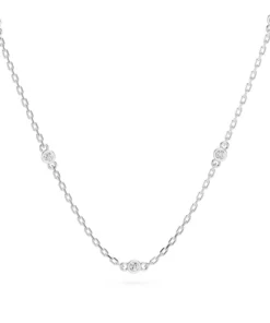 Minimalism Necklace (Round), 0.07 ct — 104-10080/5(1.4)