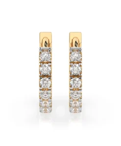 Eternity Earring (Round), 0.42 ct — 102-10109(2.0) - Image 4