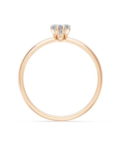 Solitaire Ring, 0.3 ct — 101-10194(0.30)HRT - Image 8