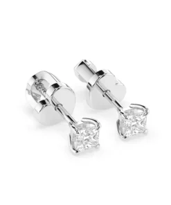 Alternative view of Solitaire Butterfly Earring (Princess), 0.2 ct — 102-10113(2.5)PR