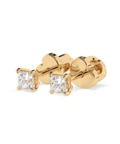 Solitaire Butterfly Earring (Princess), 0.2 ct — 102-10113(2.5)PR - Image 6