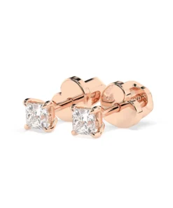 Solitaire Butterfly Earring (Princess), 0.2 ct — 102-10113(2.5)PR - Image 9