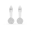 Illusion Earring (Round), 0.13 ct — 102-10075