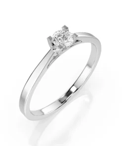 Solitaire Ring (Round), 0.15 ct — 101-10020(3.4)