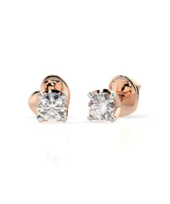 Solitaire Butterfly Earring (Round), 0.2 ct — 102-10020(3.0) - Image 7
