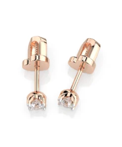 Solitaire Butterfly Earring (Round), 0.2 ct — 102-10020(3.0) - Image 8
