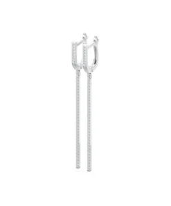 Minimalism Earring, 0.37 ct — 102-10129/4 - Image 3