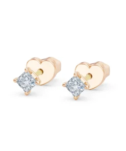 Solitaire Butterfly Earring, 0.34 ct — 102-10116(3.0)PR - Image 8