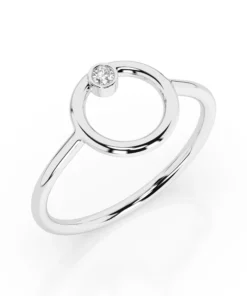 Minimalism Ring (Round), 0.03 ct — 101-10170