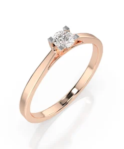 Solitaire Ring (Round), 0.15 ct — 101-10020(3.4) - Image 7
