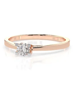 Solitaire Ring (Round), 0.15 ct — 101-10020(3.4) - Image 9