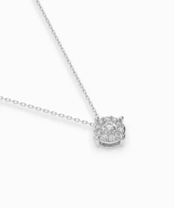 Solitaire Eternity Necklace (Round), 0.06 ct — 104-10001(2.5) - Image 3