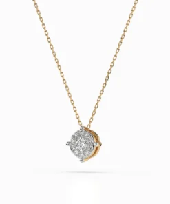 Solitaire Eternity Necklace (Round), 0.06 ct — 104-10001(2.5) - Image 5