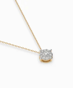 Solitaire Eternity Necklace (Round), 0.06 ct — 104-10001(2.5) - Image 6