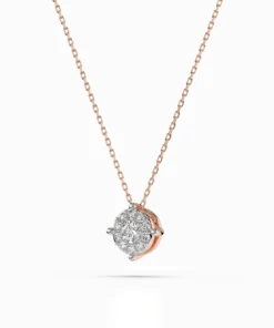 Solitaire Eternity Necklace (Round), 0.06 ct — 104-10001(2.5) - Image 8