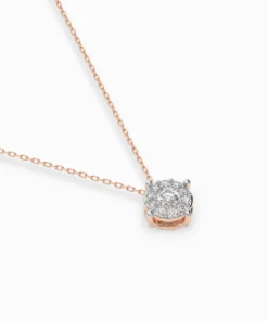 Solitaire Eternity Necklace (Round), 0.06 ct — 104-10001(2.5) - Image 9