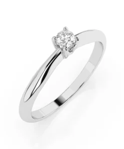 Solitaire Ring (Round), 0.06 ct — 101-10035(2.5)