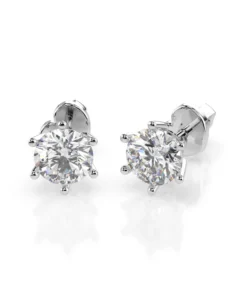 Solitaire Butterfly Earring (Round), 1.0 ct — 102-10151(5.1)