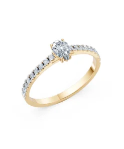Solitaire Eternity Ring, 0.3 ct — 101-10191(0.30)PAR - Image 3