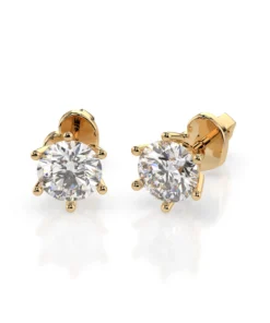 Solitaire Butterfly Earring (Round), 0.8 ct — 102-10151(4.7) - Image 4