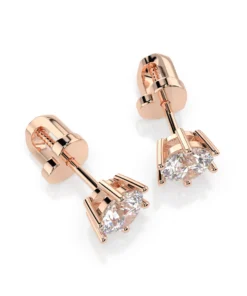 Solitaire Butterfly Earring (Round), 0.8 ct — 102-10151(4.7) - Image 8
