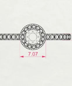 Solitaire Eternity Ring (Round), 0.25 ct — 101-10095(4.0) - Image 10