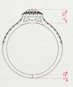 Solitaire Eternity Ring (Round), 0.25 ct — 101-10095(4.0) - Image 11