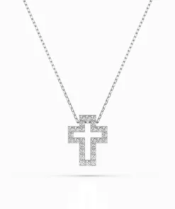 Minimalism Necklace (Round), 0.17 ct — 104-10030