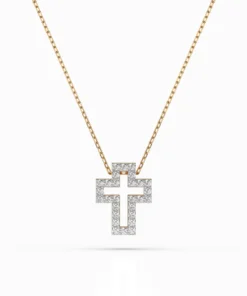Minimalism Necklace (Round), 0.17 ct — 104-10030 - Image 4