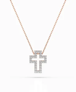 Minimalism Necklace (Round), 0.17 ct — 104-10030 - Image 7