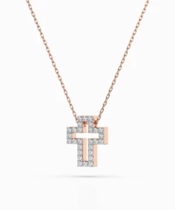 Minimalism Necklace (Round), 0.17 ct — 104-10030 - Image 8