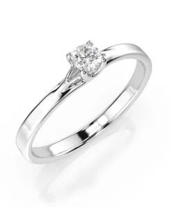 Solitaire Ring (Round), 0.1 ct — 101-10014(3.0)