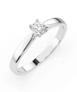 Solitaire Ring (Round), 0.15 ct — 101-10046(3.4)