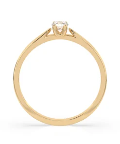 Solitaire Ring (Round), 0.15 ct — 101-10046(3.4) - Image 5