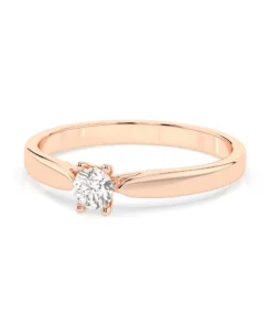 Solitaire Ring (Round), 0.15 ct — 101-10046(3.4) - Image 9