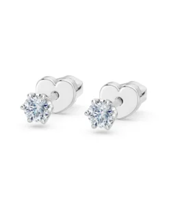 Alternative view of Solitaire Butterfly Earring, 0.2 ct — 102-10040/1(3.0)