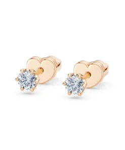 Solitaire Butterfly Earring, 0.2 ct — 102-10040/1(3.0) - Image 8