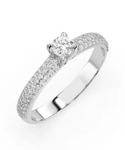 Solitaire Eternity Ring (Round), 0.17 ct — 101-10023