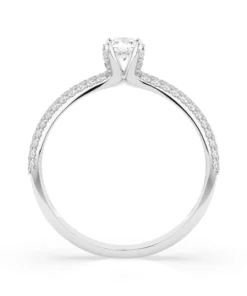 Alternative view of Solitaire Eternity Ring (Round), 0.17 ct — 101-10023